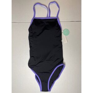 Beautikini Period Swimwear for Teens One Piece Racerback, XS